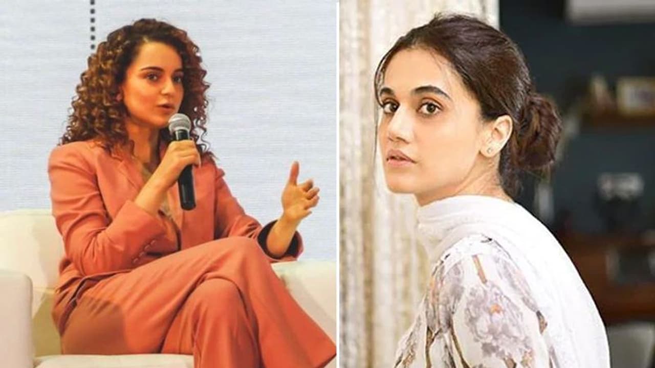 कंगना रनोट ने तापसी पर एक बार फिर से किया हमला, बोलीं अब तक नहीं दी एक भी सोलो हिट कंगना रनोट ने तापसी पर एक बार फिर से किया हमला, बोलीं अब तक नहीं दी एक भी सोलो हिट