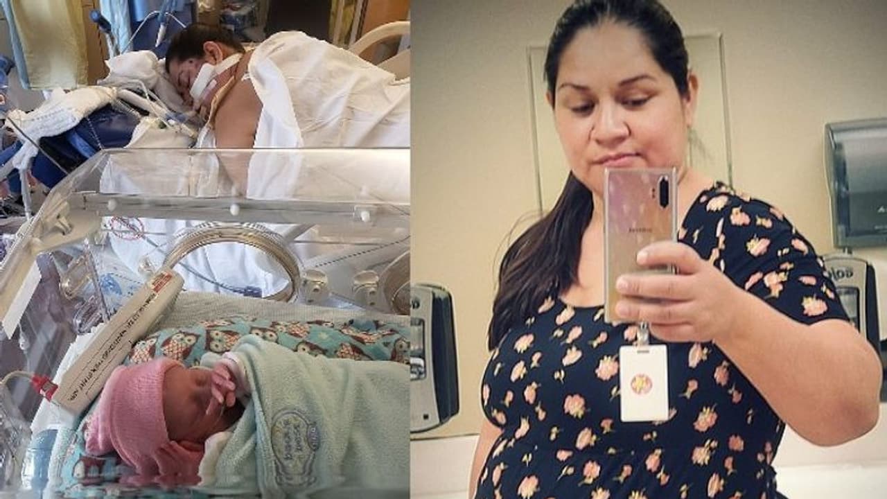 കൊവിഡ് ബാധിച്ച് വെന്റിലേറ്ററിലായിരിക്കെ പ്രസവം; കുഞ്ഞിനെ ഒരുനോക്ക് കാണാതെ മരണം... കൊവിഡ് ബാധിച്ച് വെന്റിലേറ്ററിലായിരിക്കെ പ്രസവം; കുഞ്ഞിനെ ഒരുനോക്ക് കാണാതെ മരണം...