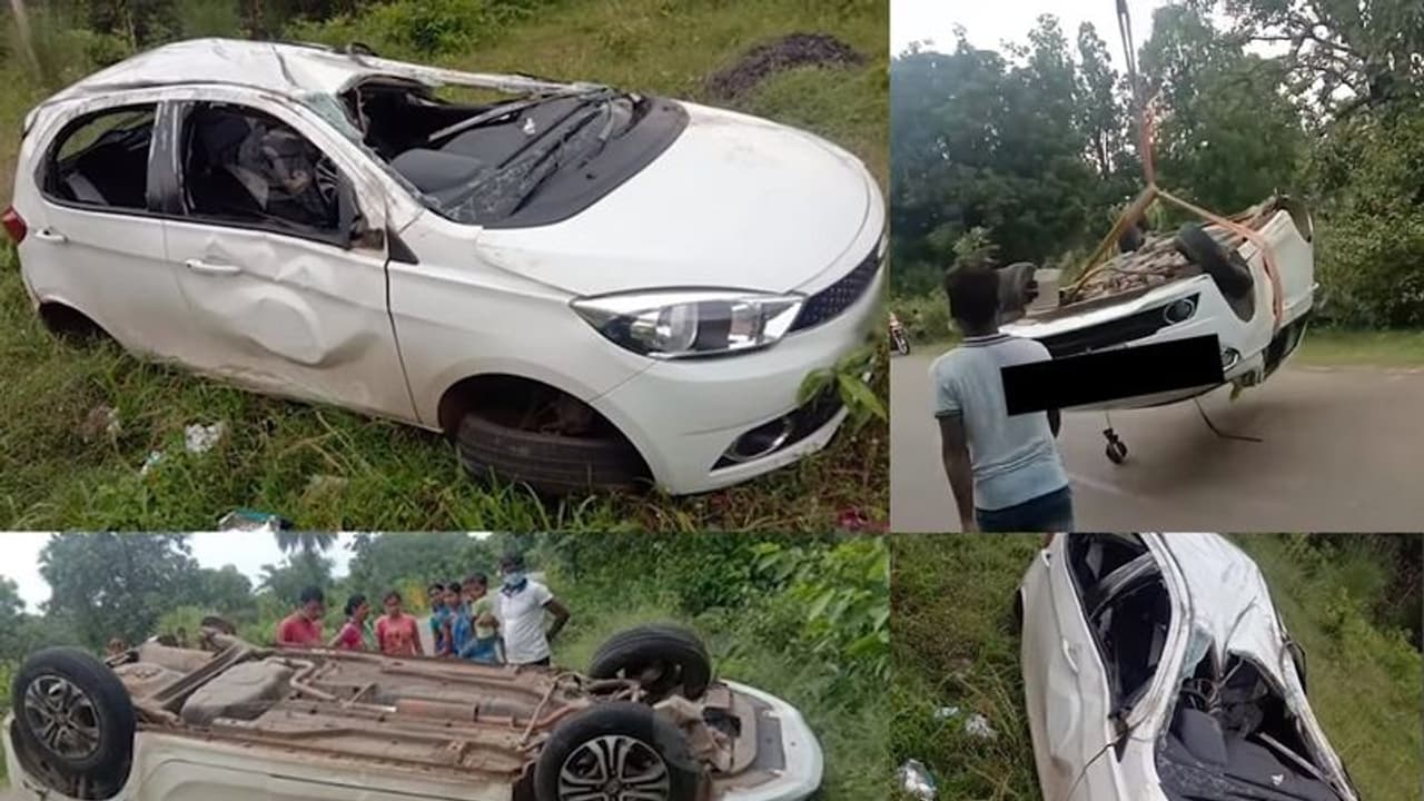 ഏഴുതവണ കരണം മറിഞ്ഞ് ടിയാഗോ, പോറലുപോലുമില്ലാതെ യാത്രികര്, കയ്യടിച്ച് ജനം! ഏഴുതവണ കരണം മറിഞ്ഞ് ടിയാഗോ, പോറലുപോലുമില്ലാതെ യാത്രികര്, കയ്യടിച്ച് ജനം!