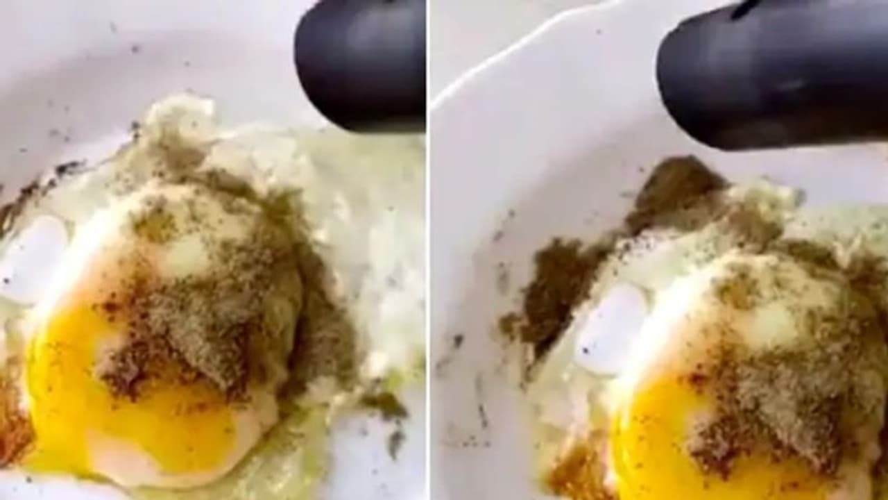 കുരുമുളക് കൂടിപ്പോയി; തിരിച്ചെടുക്കാന്‍ ചെയ്ത 'ഐഡിയ' കണ്ട് ചിരിച്ചുതളര്‍ന്ന് സോഷ്യല്‍ മീഡിയ