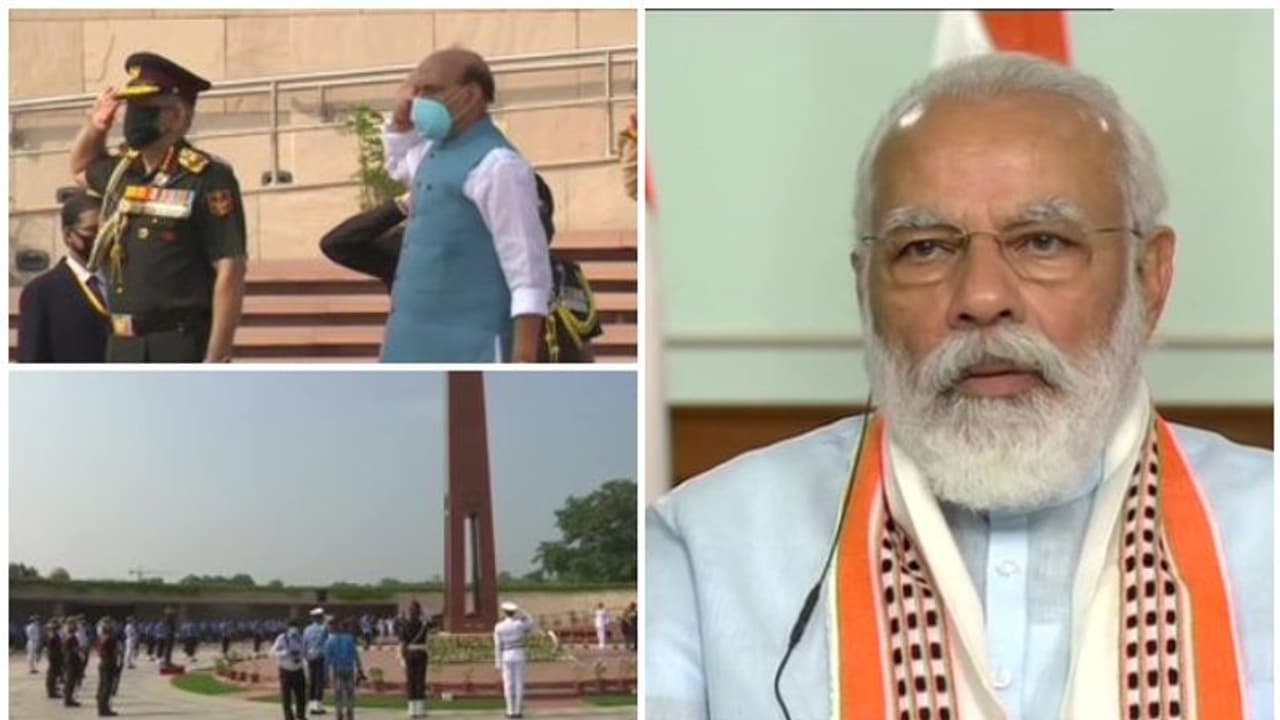 കാര്ഗിൽ വീര സ്മരണയിൽ രാജ്യം; സൈനികരുടെ ആത്മാർപ്പണം തലമുറകൾക്ക് പ്രചോദനമെന്ന് പ്രധാനമന്ത്രി കാര്ഗിൽ വീര സ്മരണയിൽ രാജ്യം; സൈനികരുടെ ആത്മാർപ്പണം തലമുറകൾക്ക് പ്രചോദനമെന്ന് പ്രധാനമന്ത്രി