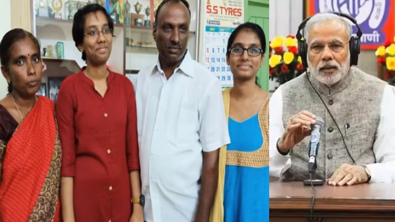 நாமக்கல் மாணவியை மன் கீ பாத் நிகழ்ச்சியில் பாராட்டிய பிரதமர் மோடி..! நேரலையில் உரையாடி நெகிழவைத்த மோடி