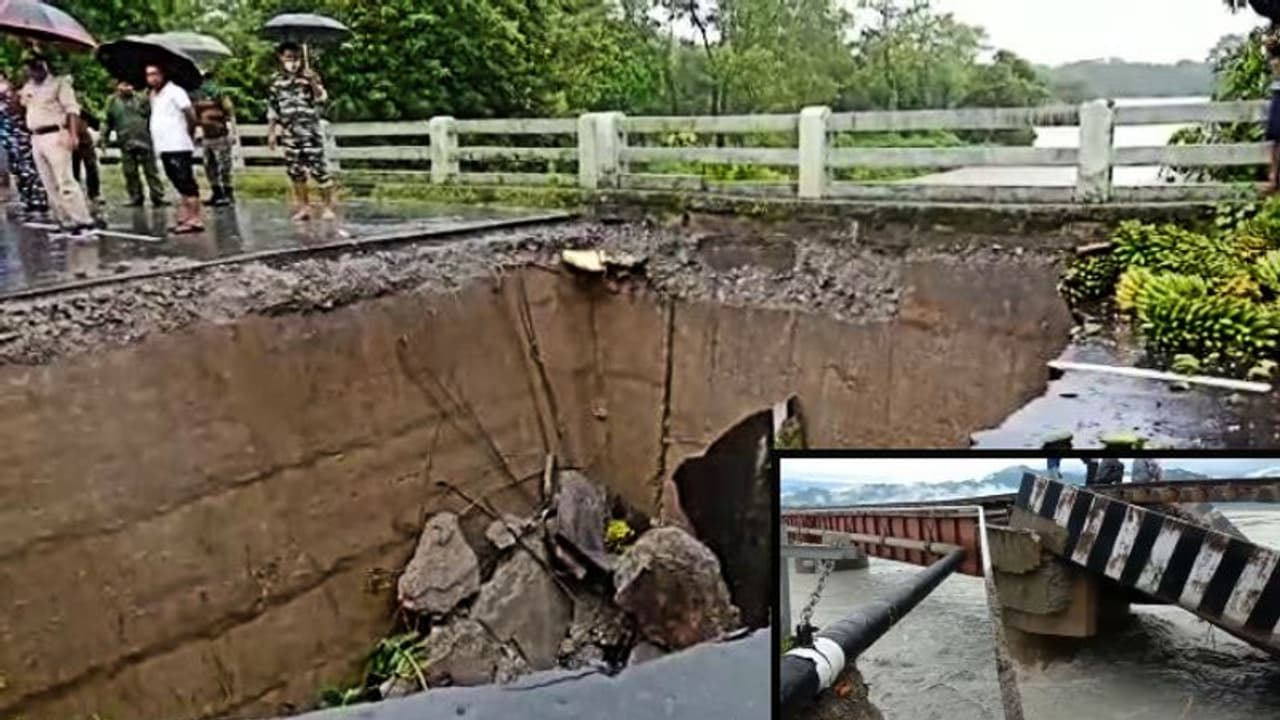 সেতু ধসে পড়ে মর্মান্তিক মৃত্যু, ঝুলছে রেললাইন, রাতভর বৃষ্টির তাণ্ডবে বিচ্ছিন্ন উত্তরবঙ্গ