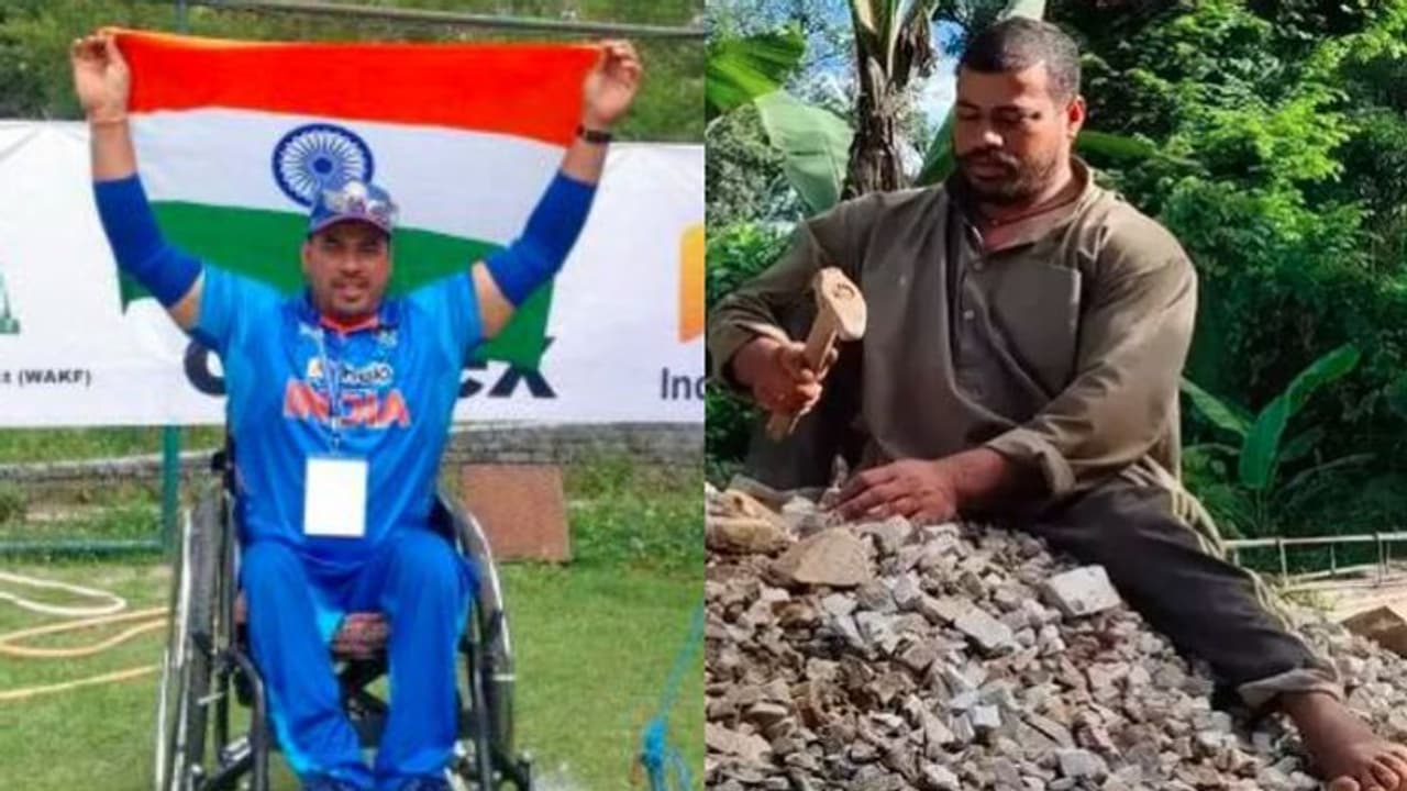 ভারতের প্রাক্তন ক্রিকেট অধিনায়ক,অর্থাভাবে আজ রাস্তার ধারে বসে পাথর ভাঙছেন