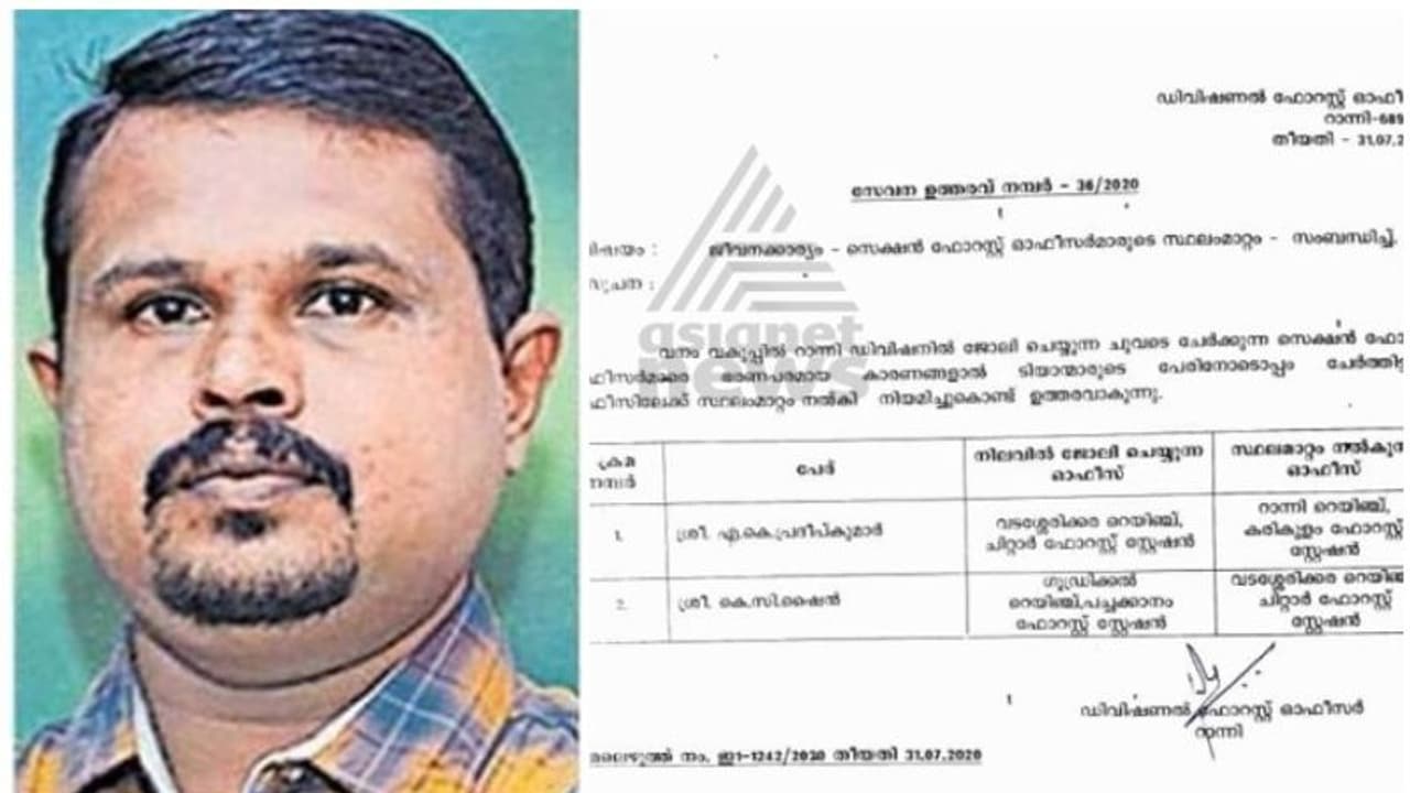 ചിറ്റാറിലെ മത്തായിയുടെ മരണം, ആരോപണ വിധേയരായ ഉദ്യോഗസ്ഥര്ക്കെതിരെ നടപടി ചിറ്റാറിലെ മത്തായിയുടെ മരണം, ആരോപണ വിധേയരായ ഉദ്യോഗസ്ഥര്ക്കെതിരെ നടപടി