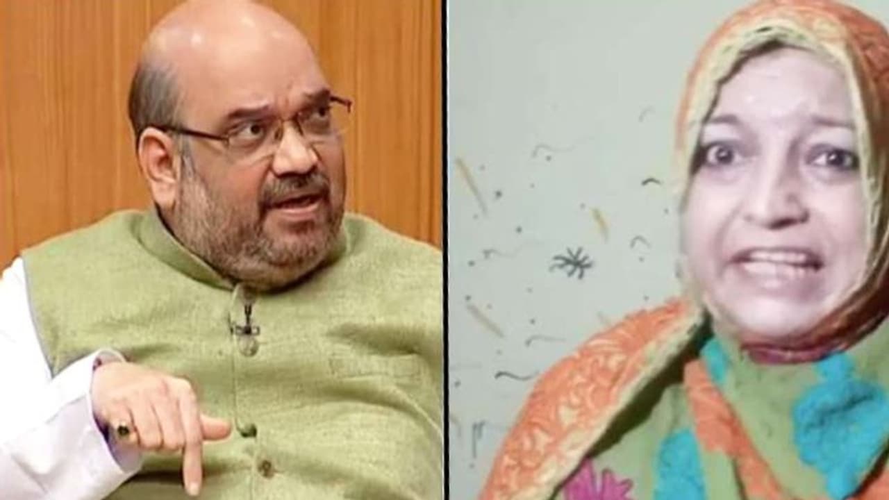 Face of Shaheen Bagh protests, Aiman Rizwi, wishes death for Amit Shah Face of Shaheen Bagh protests, Aiman Rizwi, wishes death for Amit Shah