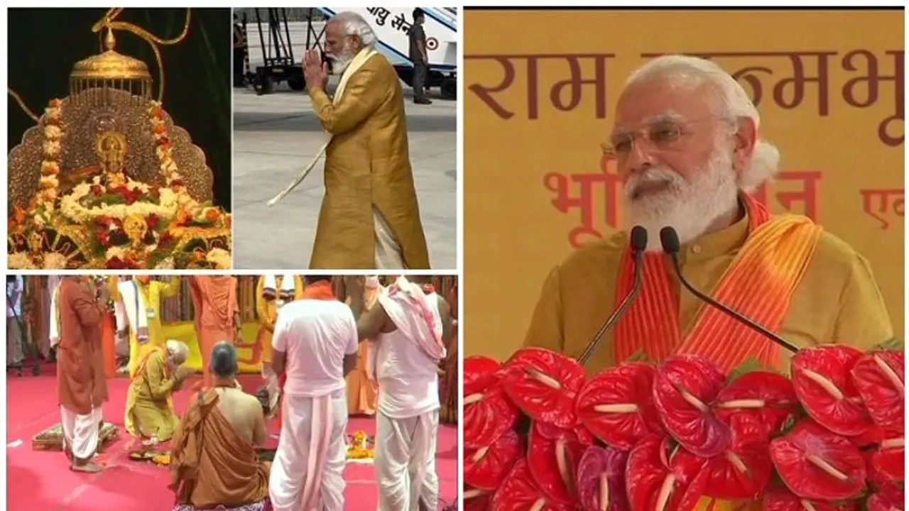 Ram Temple Bhoomi Pujan: PM Modi says Ram Mandir a new era, calls temple catalyst for unity