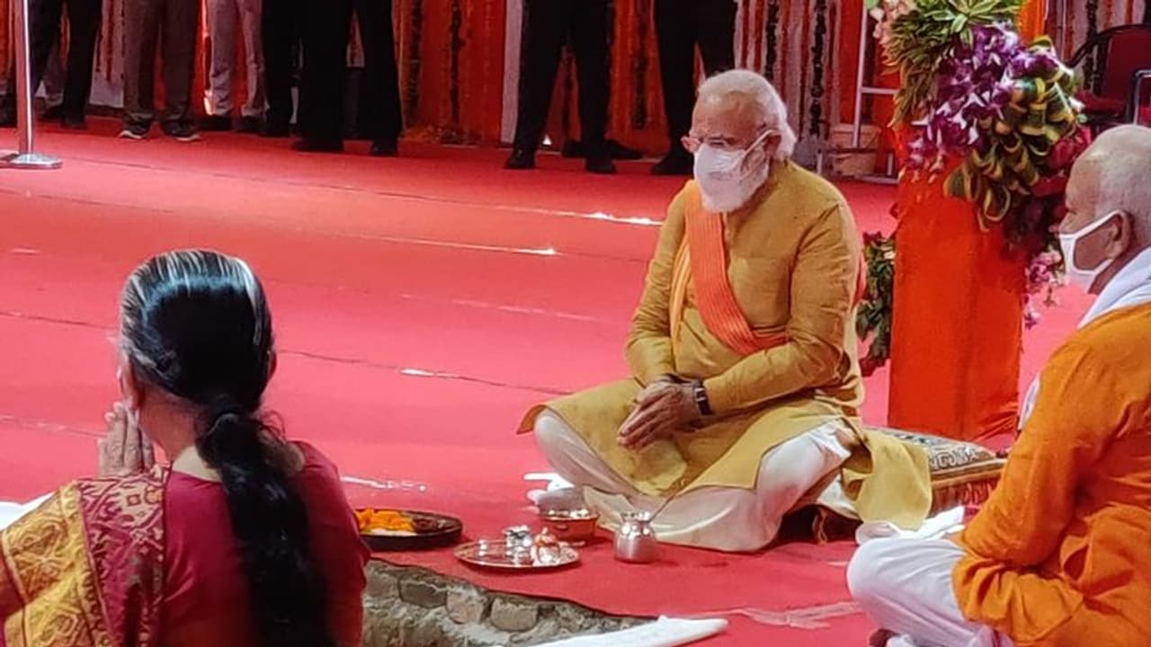 Prasad of Ram temple bhumi pujan given to Dalit family first