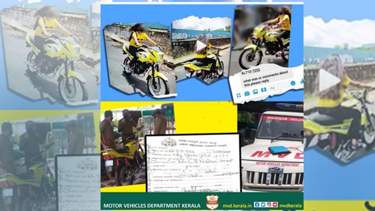 ഹെല്മറ്റില്ല, ലൈസന്സും; ബൈക്കില് ചീറിപ്പാഞ്ഞ യുവതിക്ക് കിട്ടിയത് എട്ടിന്റെ പണി! ഹെല്മറ്റില്ല, ലൈസന്സും; ബൈക്കില് ചീറിപ്പാഞ്ഞ യുവതിക്ക് കിട്ടിയത് എട്ടിന്റെ പണി!