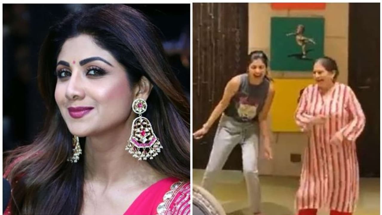 ഭർതൃമാതാവിനൊപ്പം ചുവടുകൾ വയ്ക്കുന്ന വീഡിയോ പങ്കുവച്ച് ശിൽപ ഷെട്ടി