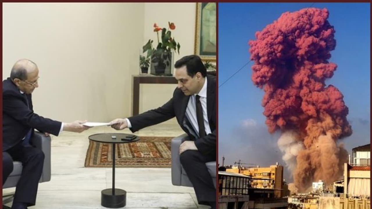 ബെയ്റൂത്തിലെ ഉഗ്രസ്ഫോടനം തെറിപ്പിച്ചത് ലെബനീസ് സര്‍ക്കാറിനെയും