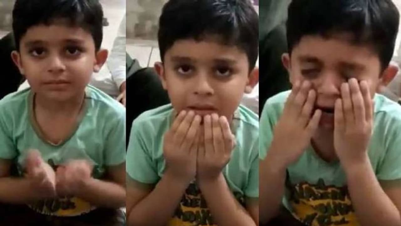 'സ്കൂള്‍ തുറക്കേണ്ട'; പൊട്ടിക്കരയുന്ന ബാലന്‍; വീഡിയോ വൈറല്‍