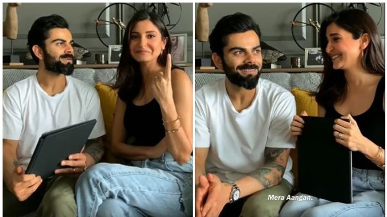 ঝগড়া থেকে প্রেম, দাম্পত্য জীবনের নানা গোপন তথ্য ক্যুইজ শো তে জানালেন বিরুষ্কা ঝগড়া থেকে প্রেম, দাম্পত্য জীবনের নানা গোপন তথ্য ক্যুইজ শো তে জানালেন বিরুষ্কা