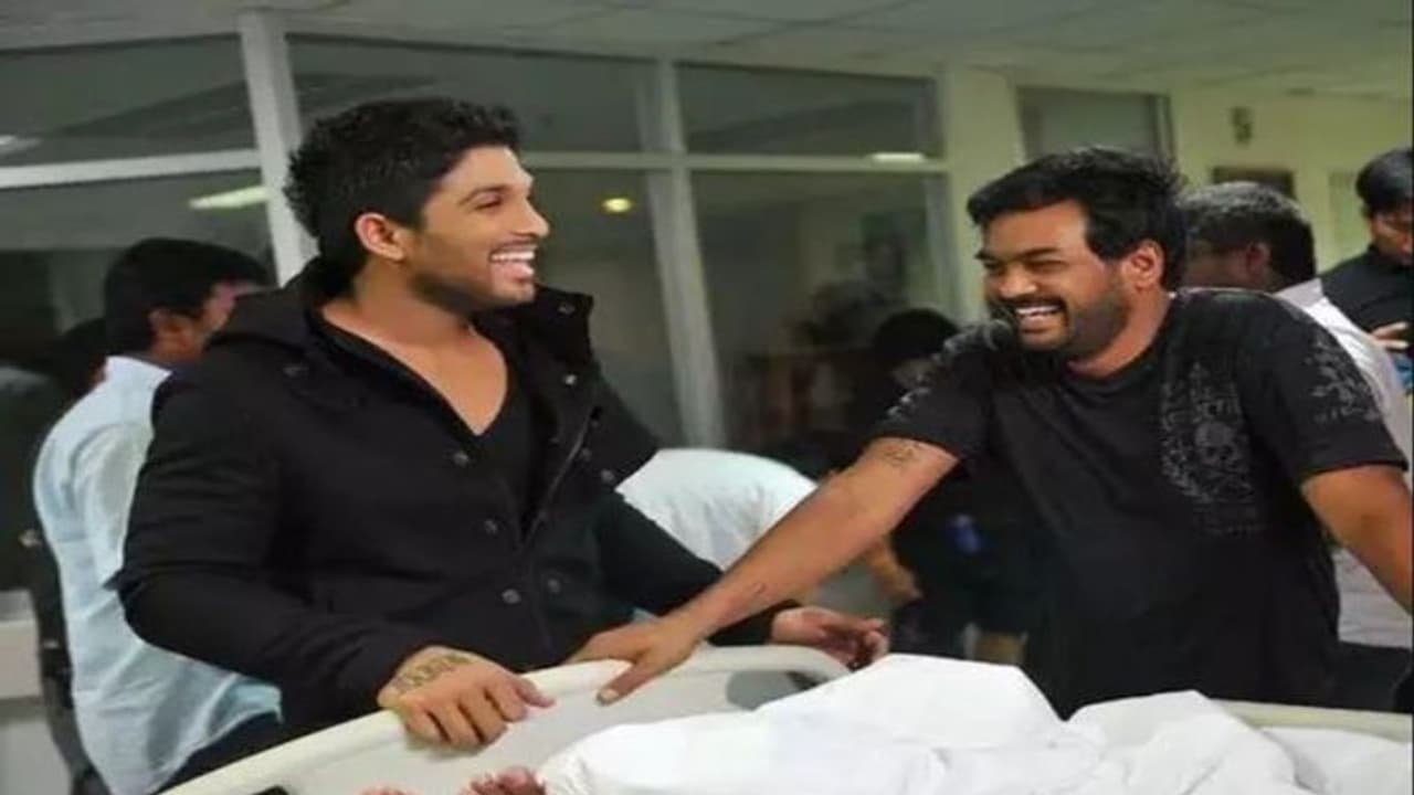 బన్నీ పేరు చెప్పి ఈ రాత్రికి ఎక్ట్రా పెగ్ వేస్తా: పూరి బన్నీ పేరు చెప్పి ఈ రాత్రికి ఎక్ట్రా పెగ్ వేస్తా: పూరి