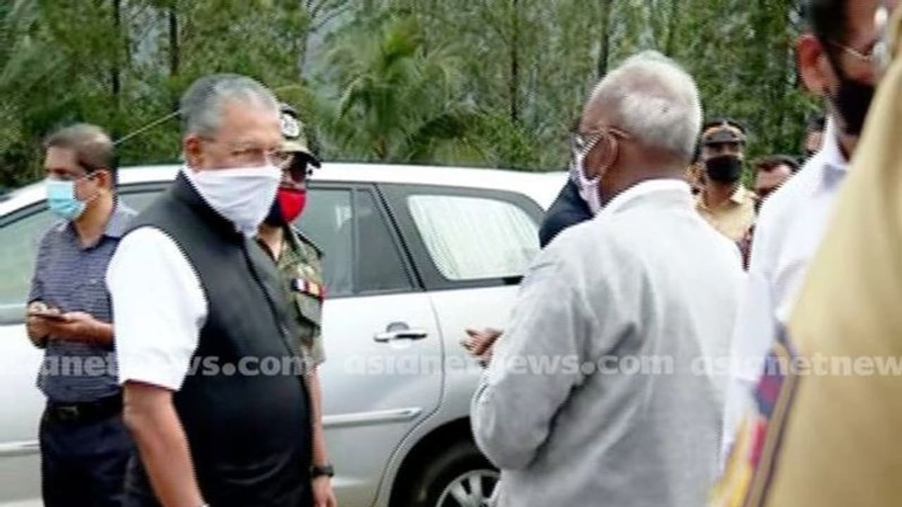 Idukki landslide: Kerala chief minister, governor visit tea estate workers in Pettimudi Idukki landslide: Kerala chief minister, governor visit tea estate workers in Pettimudi