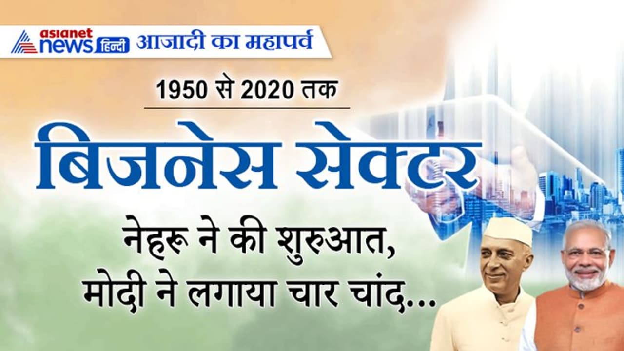 स्वतंत्रता दिवस स्पेशल: 1950 से 2020 तक बिजनेस सेक्टरः नेहरू ने की शुरुआत, मोदी ने लगाया चार चांद स्वतंत्रता दिवस स्पेशल: 1950 से 2020 तक बिजनेस सेक्टरः नेहरू ने की शुरुआत, मोदी ने लगाया चार चांद
