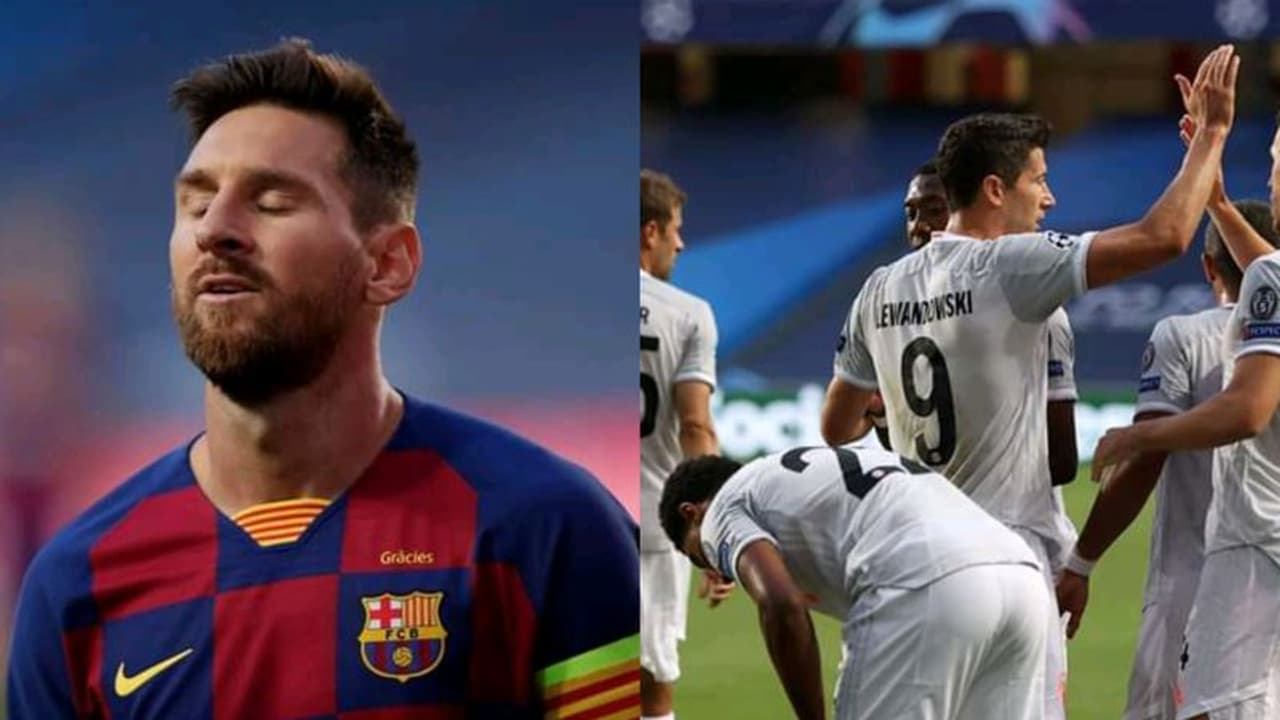 নিস্প্রভ মেসি, ৮ ২ ফলে বায়ার্নের কাছে লজ্জার হার বার্সার নিস্প্রভ মেসি, ৮ ২ ফলে বায়ার্নের কাছে লজ্জার হার বার্সার