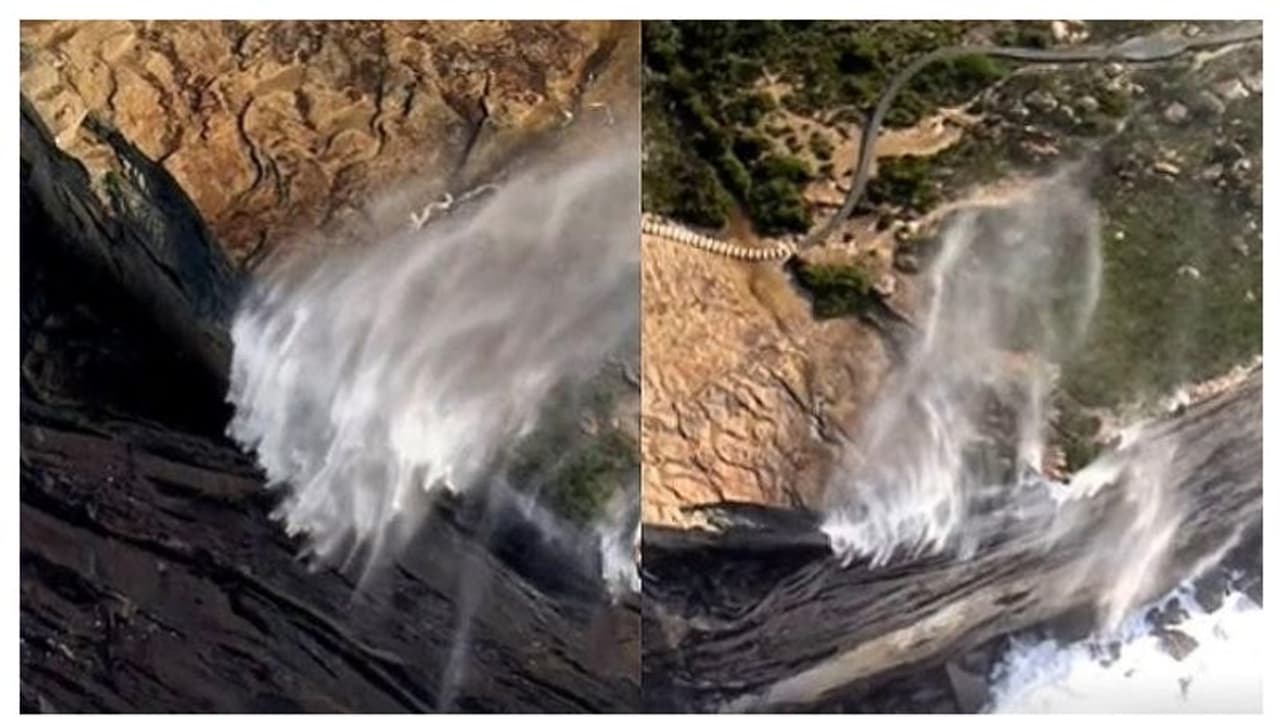 প্রশ্নের মুখে পড়ল নিউটনের মাধ্যাকর্ষণ, জলপ্রপাতের জল গড়ালো উল্টোদিকে, নিজেই দেখুন সেই ভিডিও প্রশ্নের মুখে পড়ল নিউটনের মাধ্যাকর্ষণ, জলপ্রপাতের জল গড়ালো উল্টোদিকে, নিজেই দেখুন সেই ভিডিও