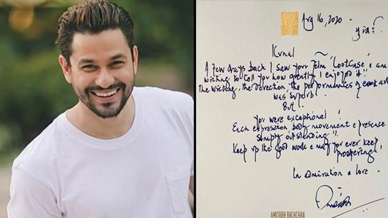 Lootcase: Kunal Kemmu receives special handwritten letter from Amitabh Bachchan