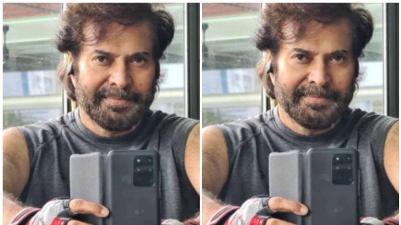 മാസ് മാത്രമല്ല മമ്മൂക്കയുടെ വര്ക്കൗട്ട് ഫോട്ടോ, ഒരേസമയം രണ്ട് ഭാവങ്ങള് മാസ് മാത്രമല്ല മമ്മൂക്കയുടെ വര്ക്കൗട്ട് ഫോട്ടോ, ഒരേസമയം രണ്ട് ഭാവങ്ങള്