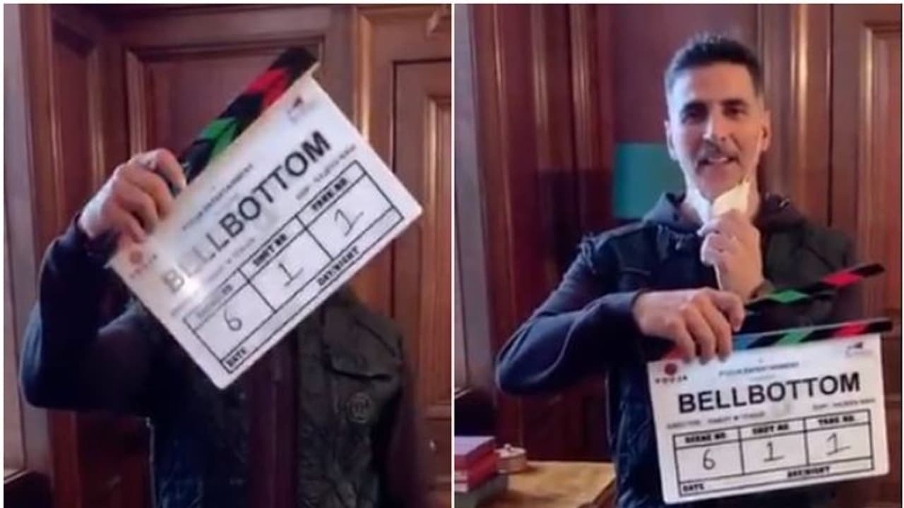 'ലൈറ്റ്സ്, ക്യാമറ, മാസ്ക് ഓണ്'; 'ബെല് ബോട്ടം' ലണ്ടന് ഷെഡ്യൂള് ആരംഭിച്ച് അക്ഷയ് കുമാര് 'ലൈറ്റ്സ്, ക്യാമറ, മാസ്ക് ഓണ്'; 'ബെല് ബോട്ടം' ലണ്ടന് ഷെഡ്യൂള് ആരംഭിച്ച് അക്ഷയ് കുമാര്