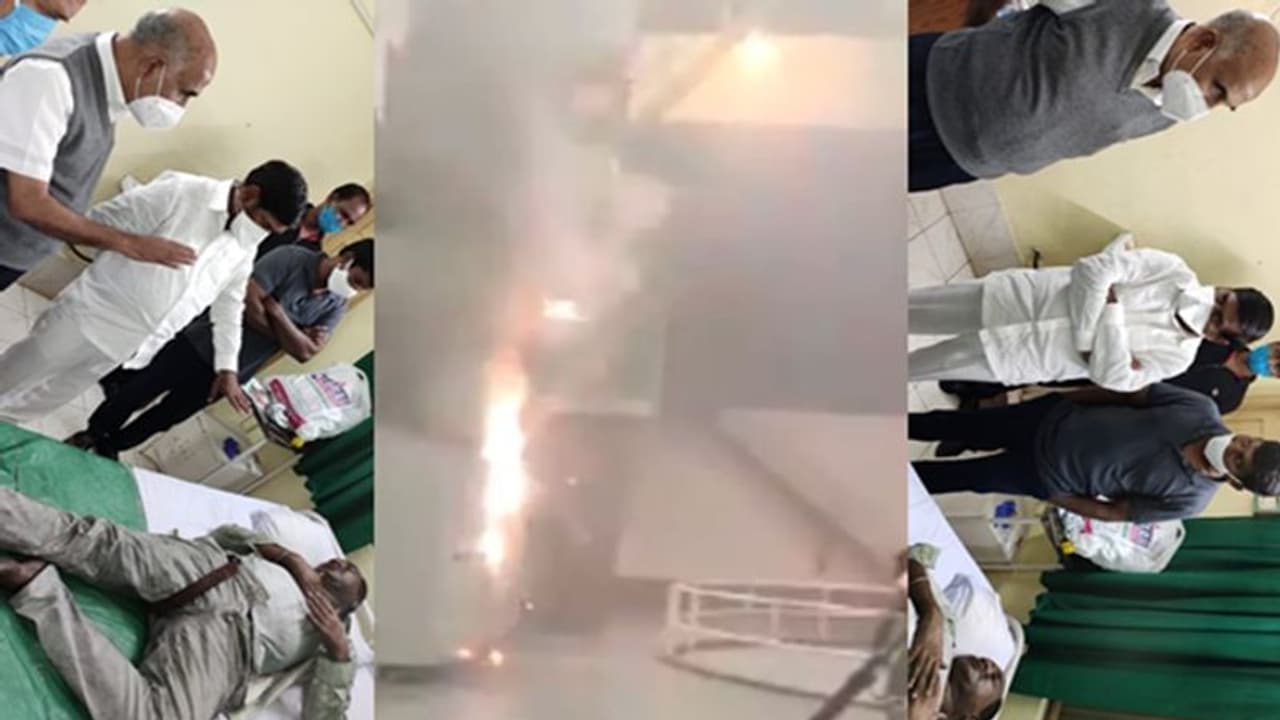 శ్రీశైలం జల విద్యుత్కేంద్రంలో భారీ అగ్ని ప్రమాదం: మంటల్లో 9 మంది శ్రీశైలం జల విద్యుత్కేంద్రంలో భారీ అగ్ని ప్రమాదం: మంటల్లో 9 మంది