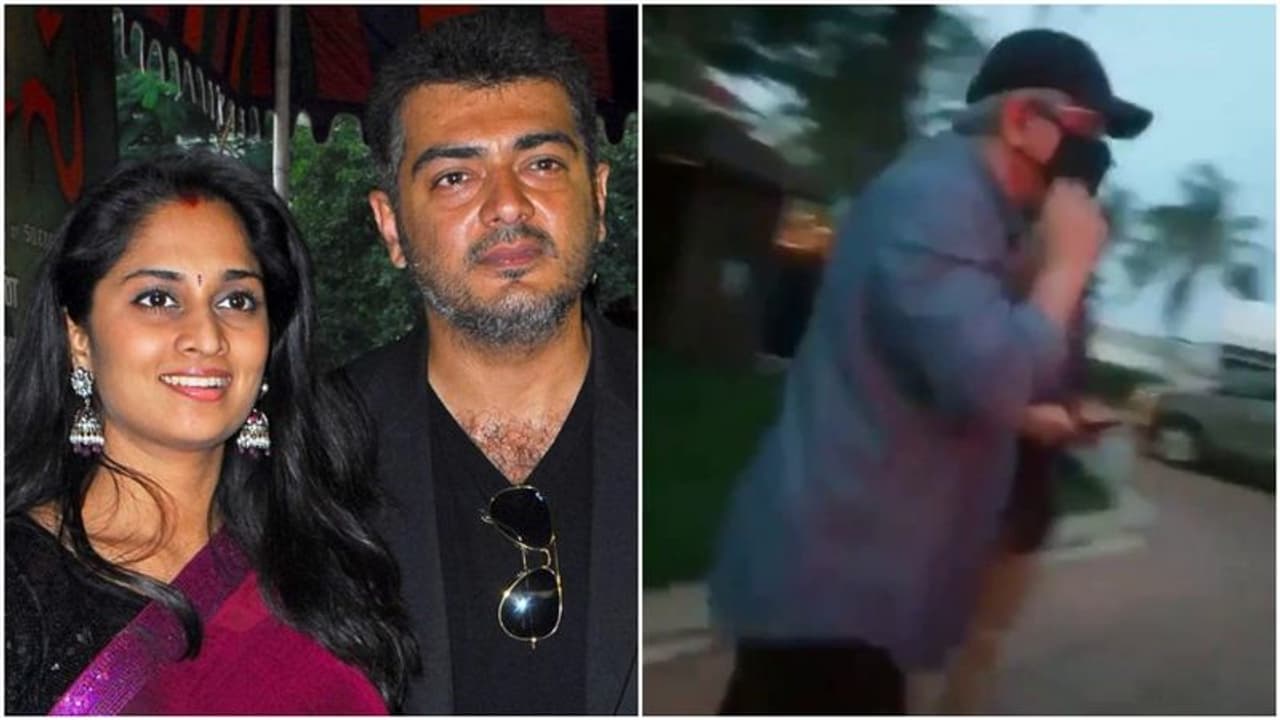 ரஜினியைத் தொடர்ந்து அஜித்... கருப்பு மாஸ்குடன் காரில் குடும்பத்துடன் பயணிக்கும் வீடியோ...! ரஜினியைத் தொடர்ந்து அஜித்... கருப்பு மாஸ்குடன் காரில் குடும்பத்துடன் பயணிக்கும் வீடியோ...!