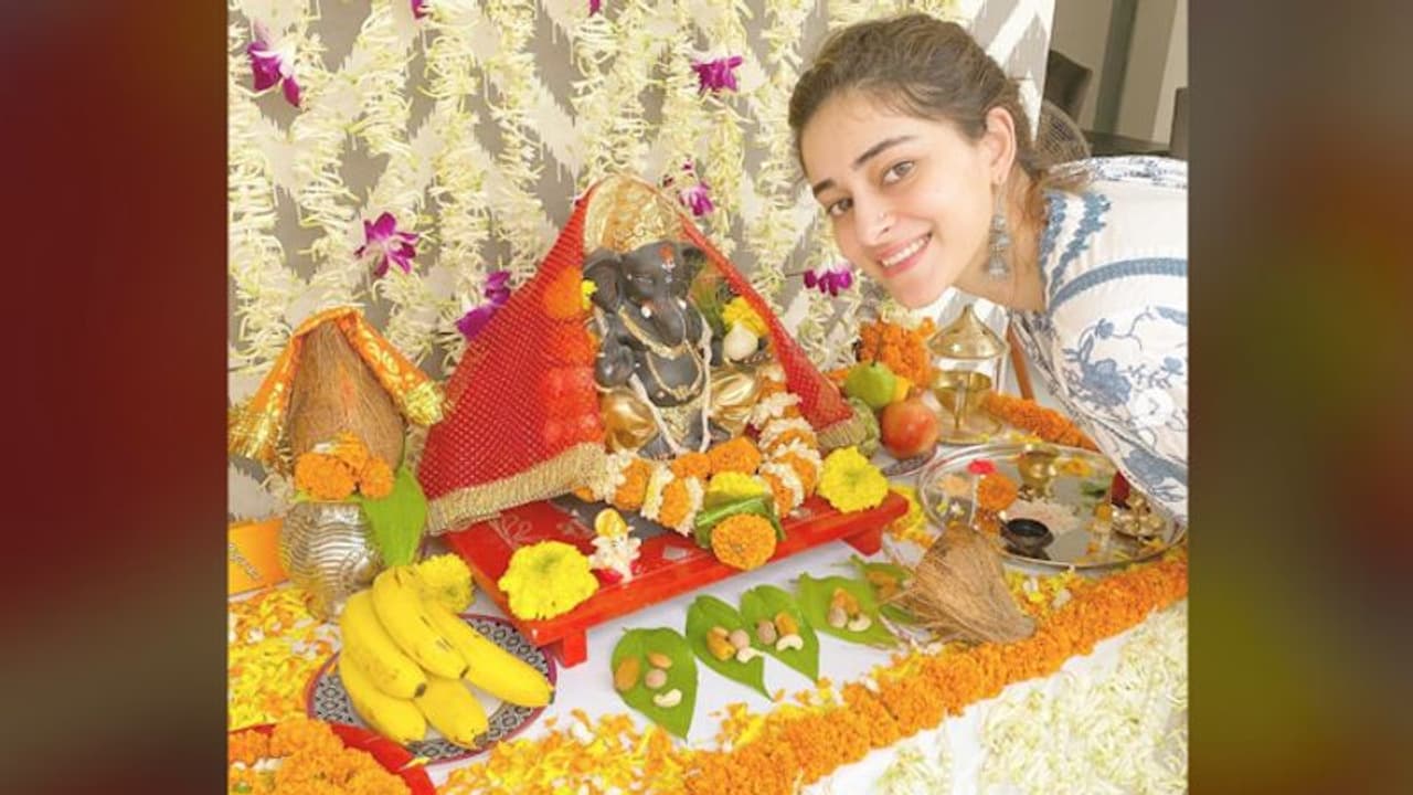 Ananya Panday welcomes Ganpati home; check out how she celebrates the festival with family Ananya Panday welcomes Ganpati home; check out how she celebrates the festival with family