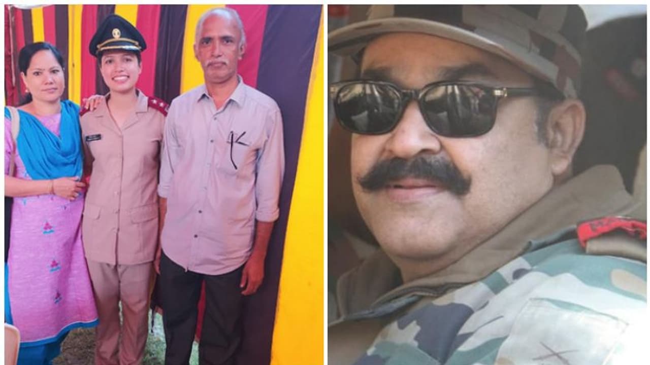 ലെഫ്റ്റനന്റായി ചുമതലയേറ്റ വിസ്മയ പെണ്കുട്ടികള്ക്ക് പ്രചോദനമാകും, ആശംസയുമായി മോഹൻലാല് ലെഫ്റ്റനന്റായി ചുമതലയേറ്റ വിസ്മയ പെണ്കുട്ടികള്ക്ക് പ്രചോദനമാകും, ആശംസയുമായി മോഹൻലാല്