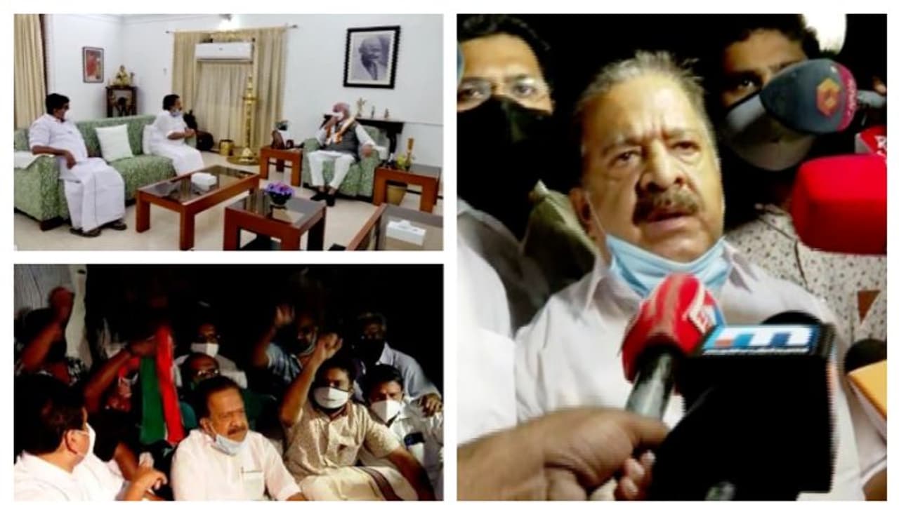 പ്രതിപക്ഷനേതാവും ഗവര്ണറുമായി കൂടിക്കാഴ്ച, സ്വര്ണക്കടത്ത് കേസിലെ ഫയലുകളും നശിച്ചെന്ന് ചെന്നിത്തല;നാളെ കരിദിനം പ്രതിപക്ഷനേതാവും ഗവര്ണറുമായി കൂടിക്കാഴ്ച, സ്വര്ണക്കടത്ത് കേസിലെ ഫയലുകളും നശിച്ചെന്ന് ചെന്നിത്തല;നാളെ കരിദിനം