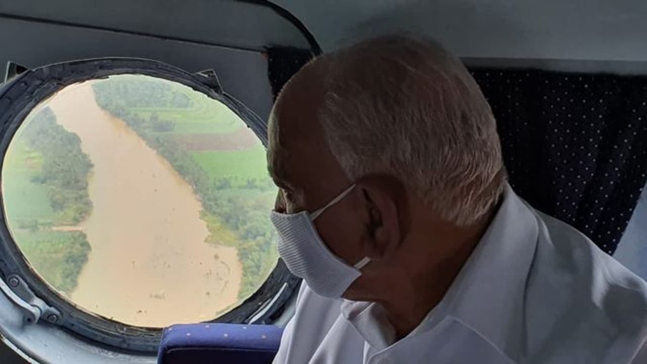 Karnataka rains: CM BS Yediyurappa to do an aerial survey on October 21 Karnataka rains: CM BS Yediyurappa to do an aerial survey on October 21
