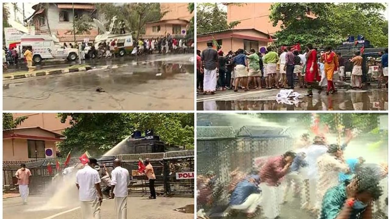 സെക്രട്ടേറിയറ്റിലെ തീപിടുത്തം; തലസ്ഥാനം പ്രതിഷേധ ചൂടില്, പൊലീസുമായി പലയിടത്തും ഏറ്റുമുട്ടല് സെക്രട്ടേറിയറ്റിലെ തീപിടുത്തം; തലസ്ഥാനം പ്രതിഷേധ ചൂടില്, പൊലീസുമായി പലയിടത്തും ഏറ്റുമുട്ടല്