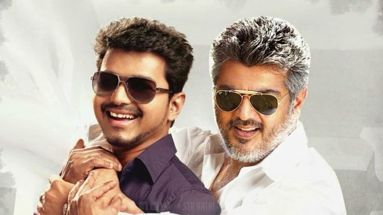 தலை நரைத்த தளபதி..! உடல் பெருத்த அஜித்..! என்னதான் ஆச்சு மாஸ் ஹீரோக்களுக்கு? மண்டை காயும் ரசிகர் கூட்டம்