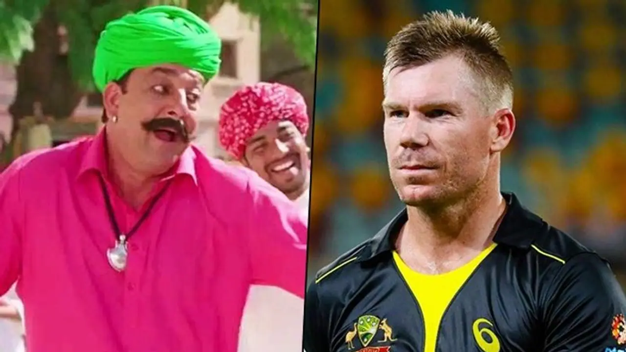 Australian cricketer David Warner dances to hook step of Sanjay Dutt's character from PK