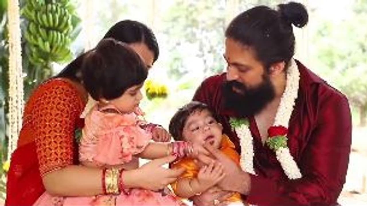 Yash and Radhika reveal name of their son Yash and Radhika reveal name of their son