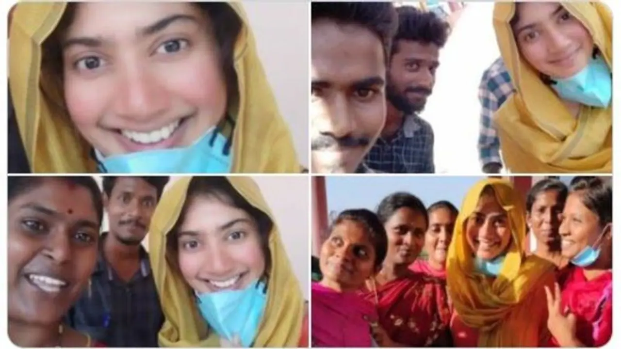 Sai Pallavi caught near exam hall; pics go viral Sai Pallavi caught near exam hall; pics go viral