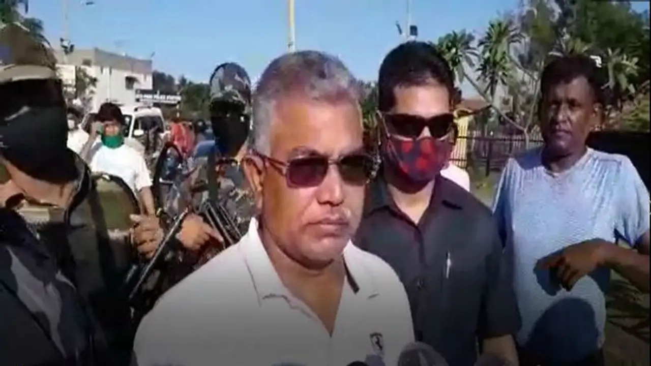 পুলিশ বিজেপি কর্মীকে বাড়ি থেকে তুলে গুলি করে খুন করেছে, ইটহার নিয়ে সরব দিলীপ ঘোষ