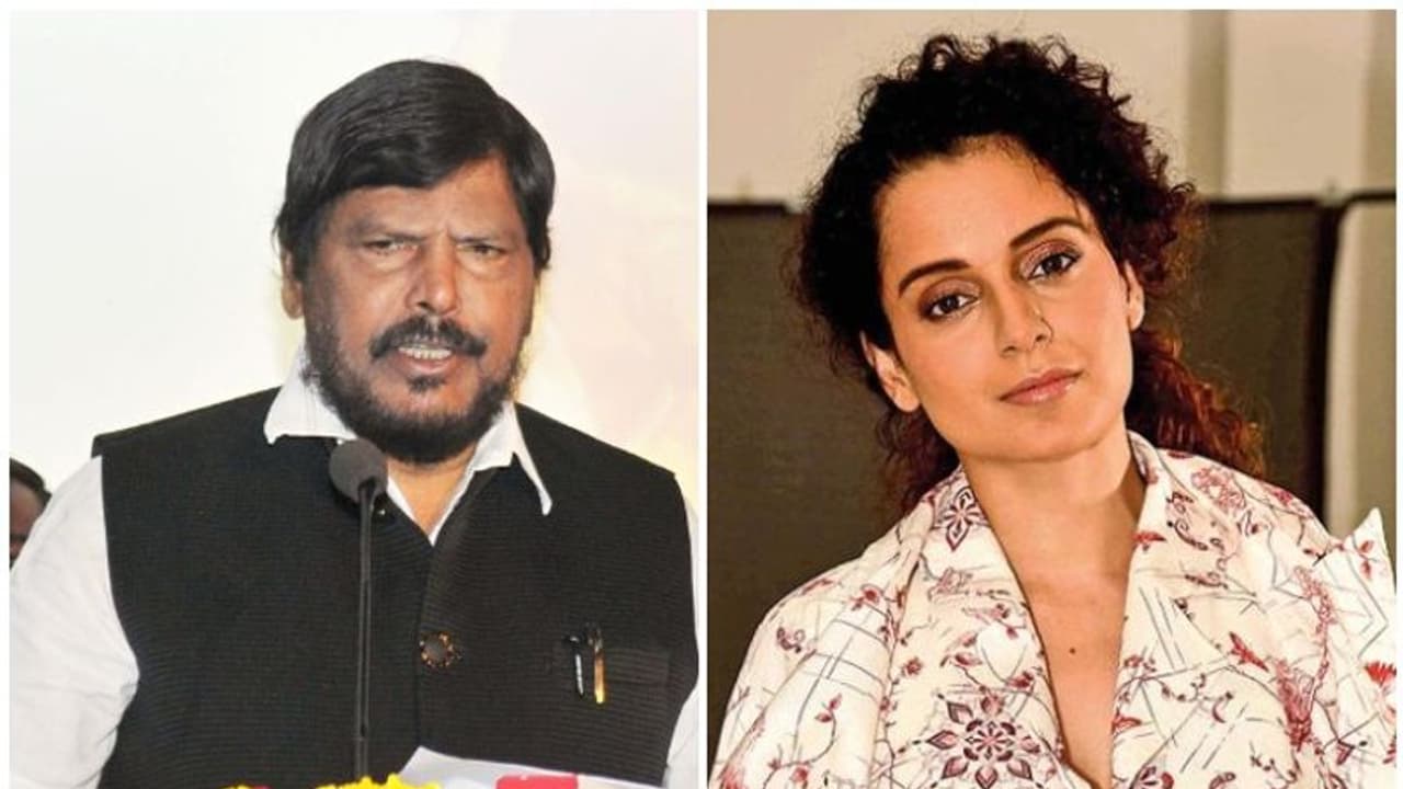 കങ്കണയ്ക്ക് പിന്തുണയുമായി കേന്ദ്രമന്ത്രി രാംദാസ് അത്താവാലെ