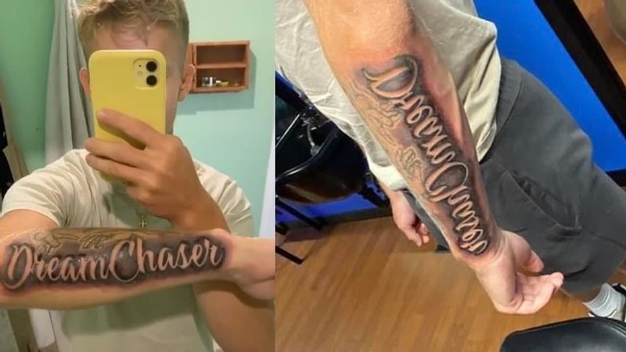 കാത്തുകാത്തിരുന്ന് 'ഡ്രീം' ടാറ്റൂ ചെയ്തു; എല്ലാം കഴിഞ്ഞപ്പോള്‍ എട്ടിന്റെ പണി