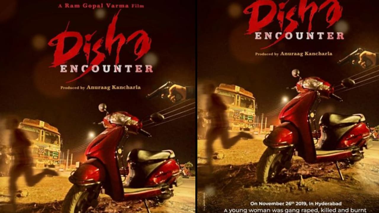 వర్మ `దిశా` ఎన్కౌంటర్.. ఫస్ట్ లుక్ పోస్టర్ వర్మ `దిశా` ఎన్కౌంటర్.. ఫస్ట్ లుక్ పోస్టర్