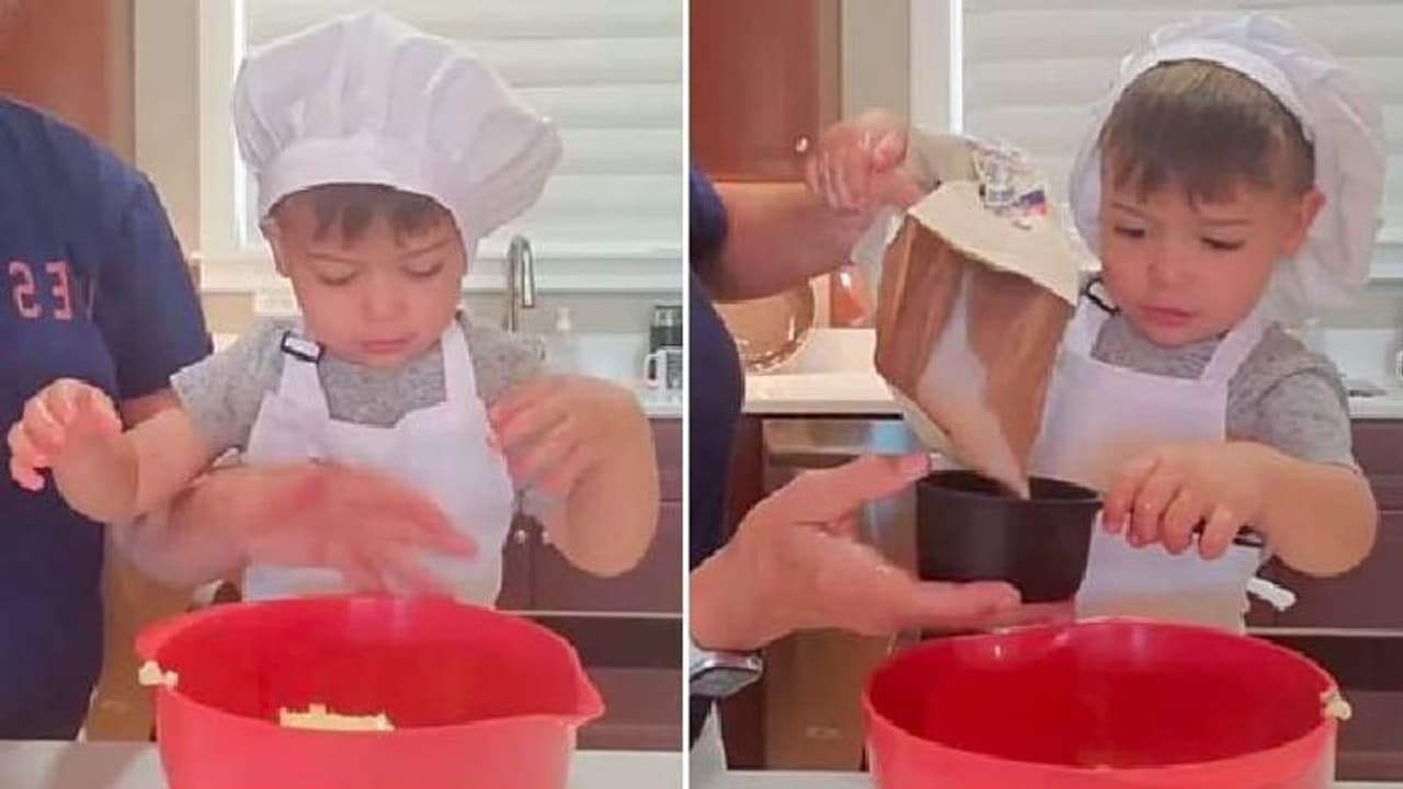 മുത്തശ്ശിയോടൊപ്പം കേക്കുണ്ടാക്കുന്ന രണ്ടുവയസുകാരന്; ചിരിപ്പിച്ച് വീഡിയോ; കണ്ടത് ലക്ഷങ്ങള്... മുത്തശ്ശിയോടൊപ്പം കേക്കുണ്ടാക്കുന്ന രണ്ടുവയസുകാരന്; ചിരിപ്പിച്ച് വീഡിയോ; കണ്ടത് ലക്ഷങ്ങള്...