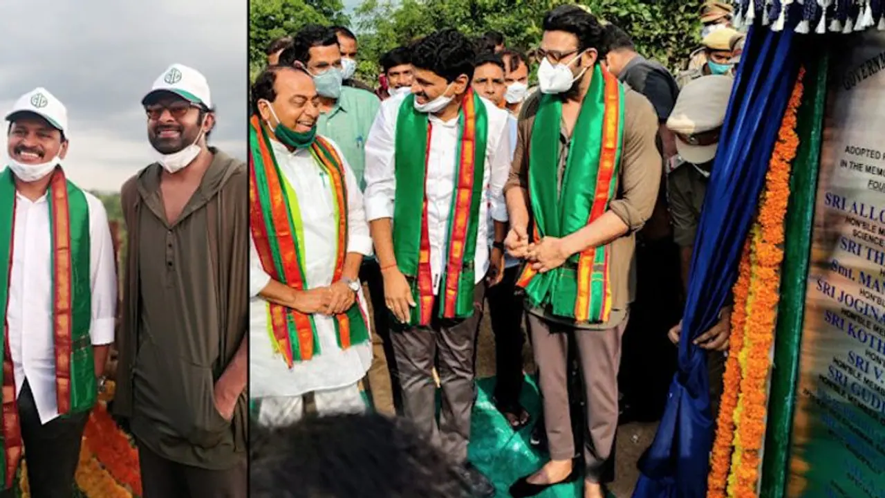 Prabhas adopts reserve forest at Hyderabad Prabhas adopts reserve forest at Hyderabad