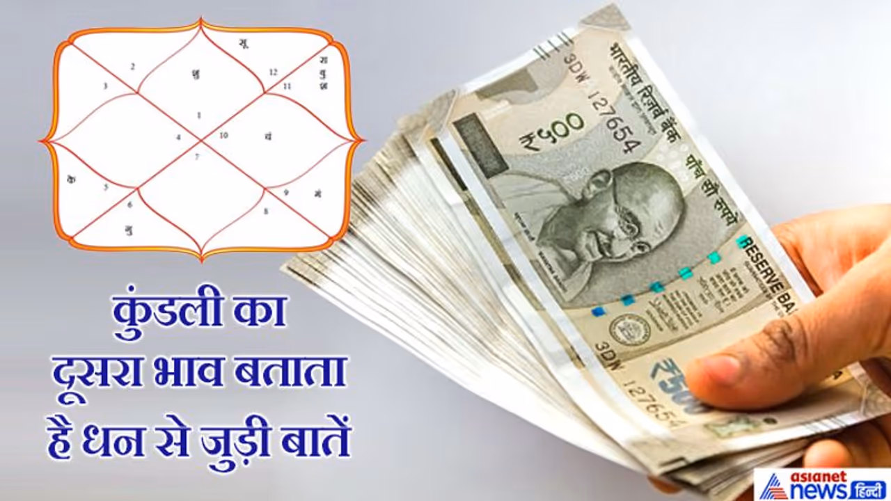 कुंडली का दूसरा घर बताता है धन से जुड़ी खास बातें, जानिए आपके पास कब होगा पैसा?