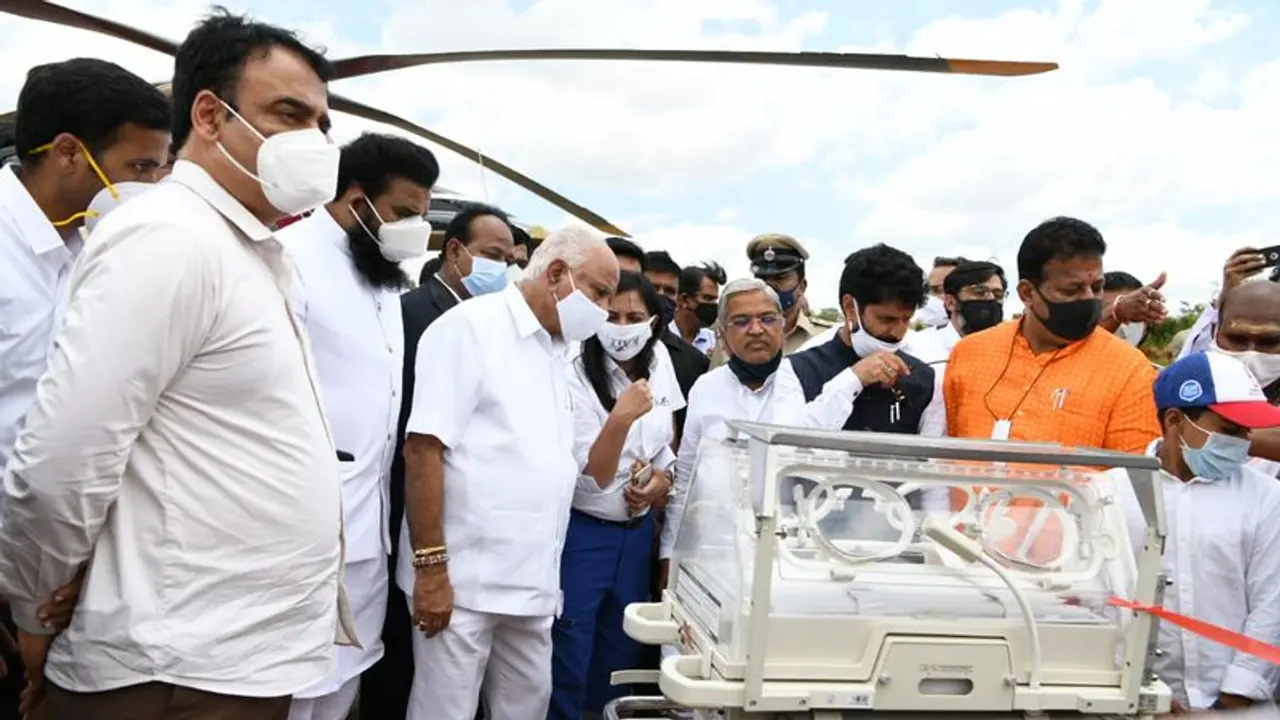 Bengaluru gets first air ambulance with COVID 19 pod Bengaluru gets first air ambulance with COVID 19 pod