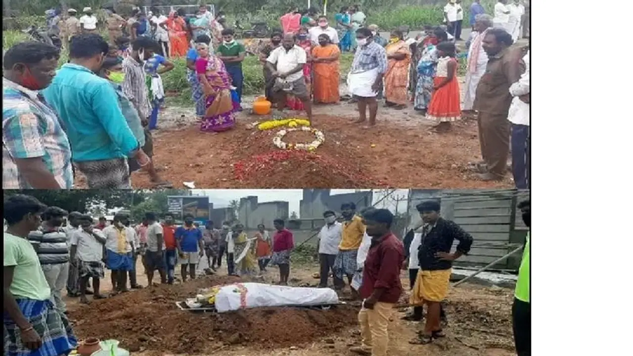 பழமையான மயானத்தில் தலித் உடலை புதைக்க தடுத்த கும்பலால் பரபரப்பு..!