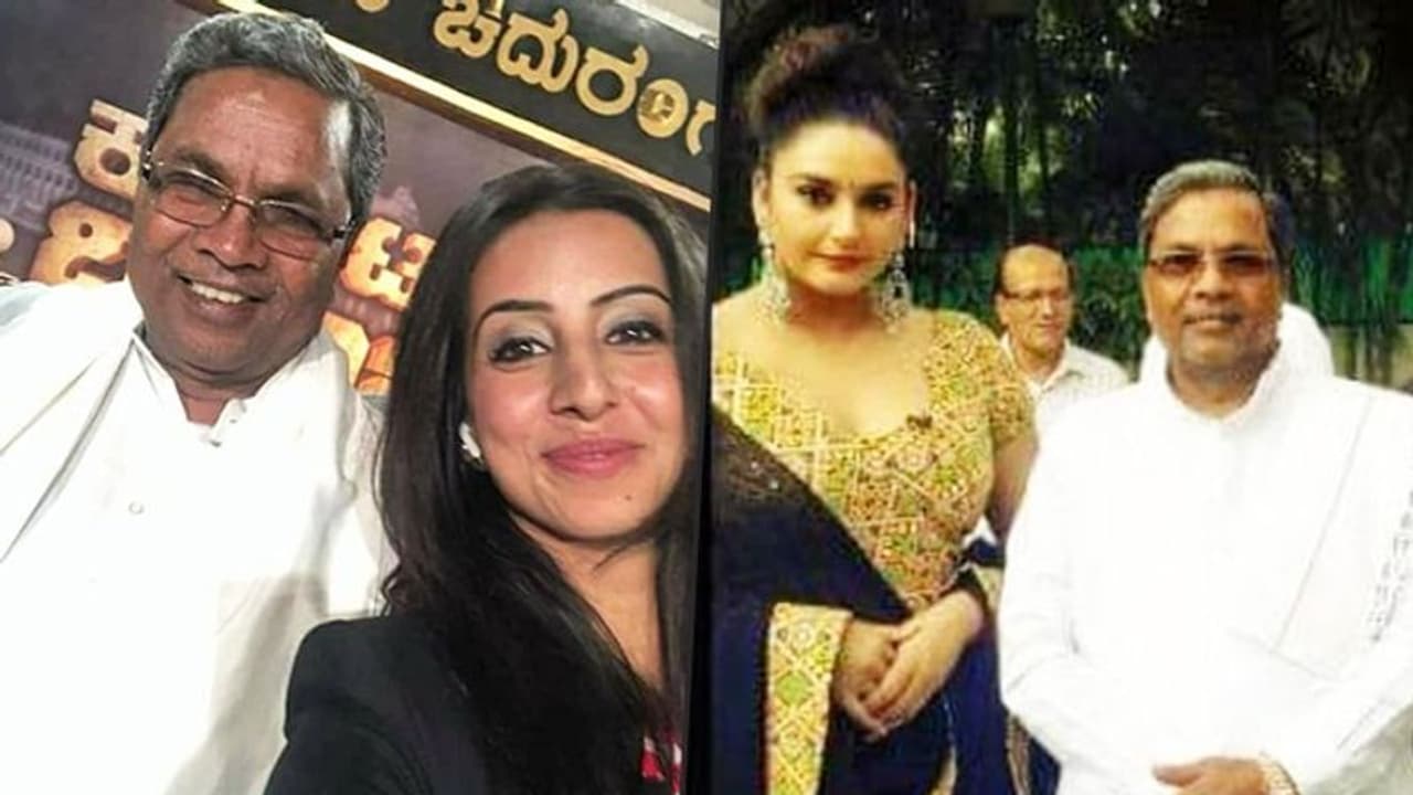 Sanjjanaa's selfie with Siddaramaiah goes viral after pics, videos of Ragini with BY Vijayendra Sanjjanaa's selfie with Siddaramaiah goes viral after pics, videos of Ragini with BY Vijayendra