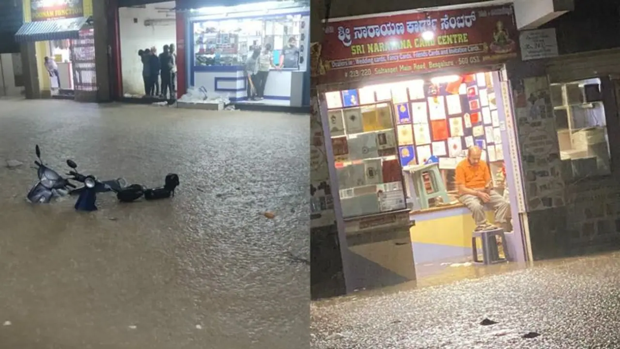 Bengaluru: Heavy downpour, poor infrastructure waterlogs city once again Bengaluru: Heavy downpour, poor infrastructure waterlogs city once again