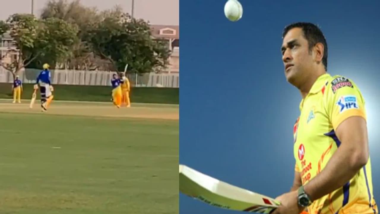 ஐபிஎல் 2020: தோனி அடித்த ஷாட்டில் தொலைந்துபோன பந்து..! தெறி ஃபார்மில் தல.. வீடியோ ஐபிஎல் 2020: தோனி அடித்த ஷாட்டில் தொலைந்துபோன பந்து..! தெறி ஃபார்மில் தல.. வீடியோ