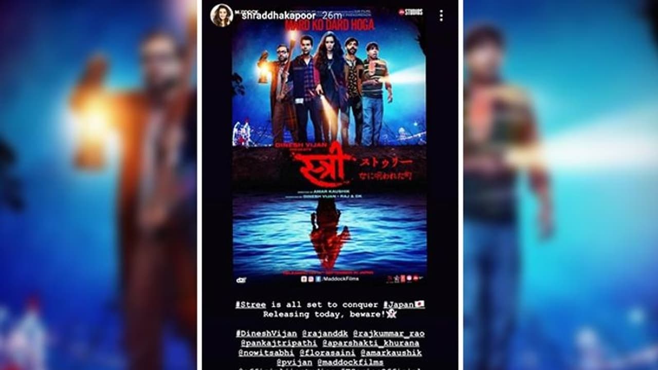 Shraddha Kapoor, Rajkummar Rao’s Stree is all set to release in Japan