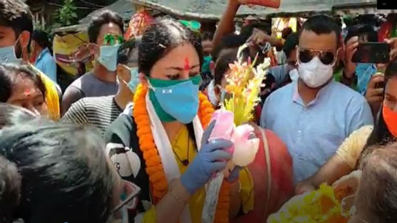 চাল চাকরি ত্রিপল আমপান ত্রাণের টাকা চুরি করেছে তৃণমূল সরকার, অগ্নিমিত্রার নিশানায় মুখ্যমন্ত্রী মমতা